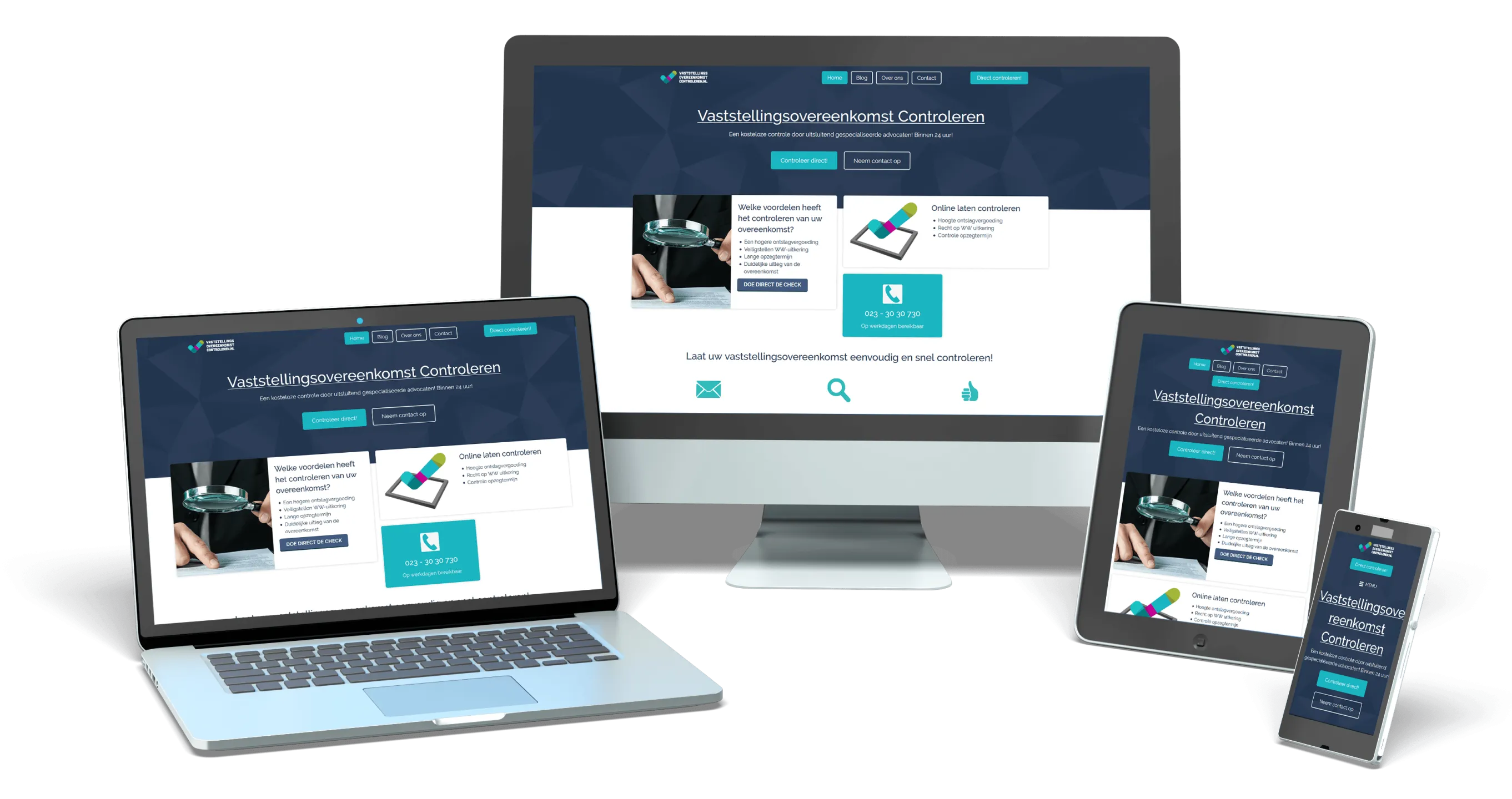 vaststellingsovereenkomstcontroleren responsive